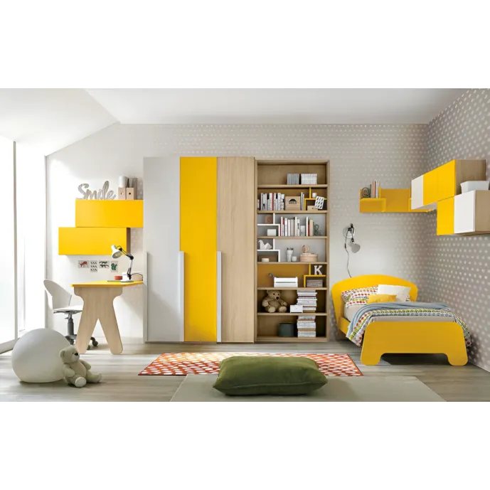 cameretta gialla e rovere