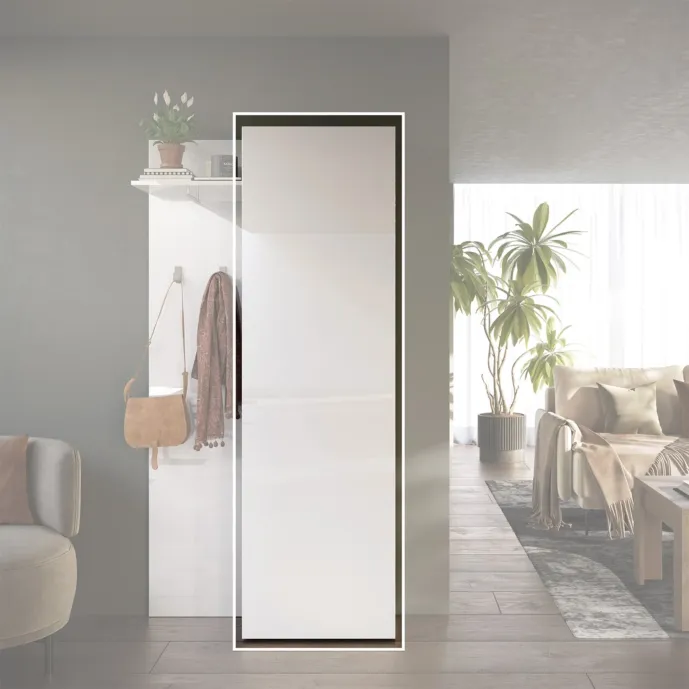 colonna larga bianco lucido