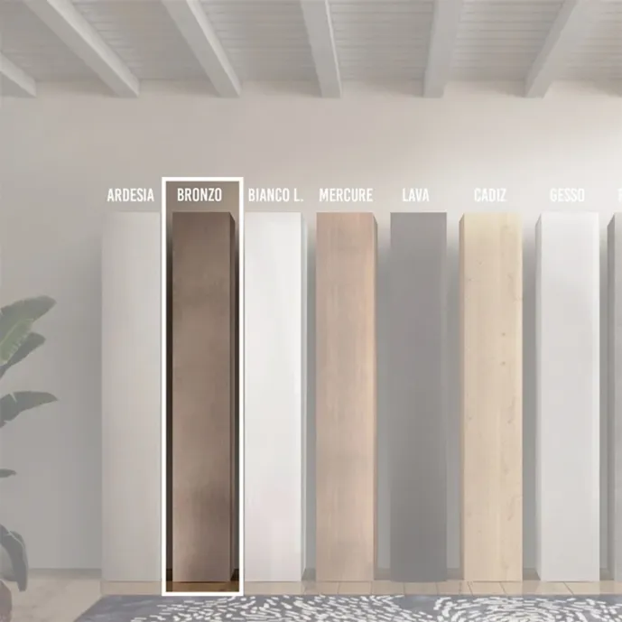 colonna stretta bronzo