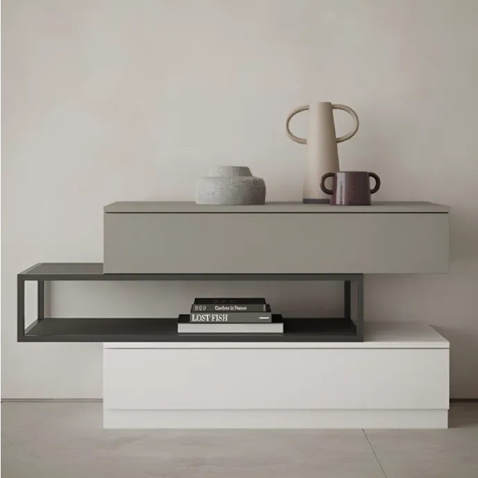 comò moderno grigio