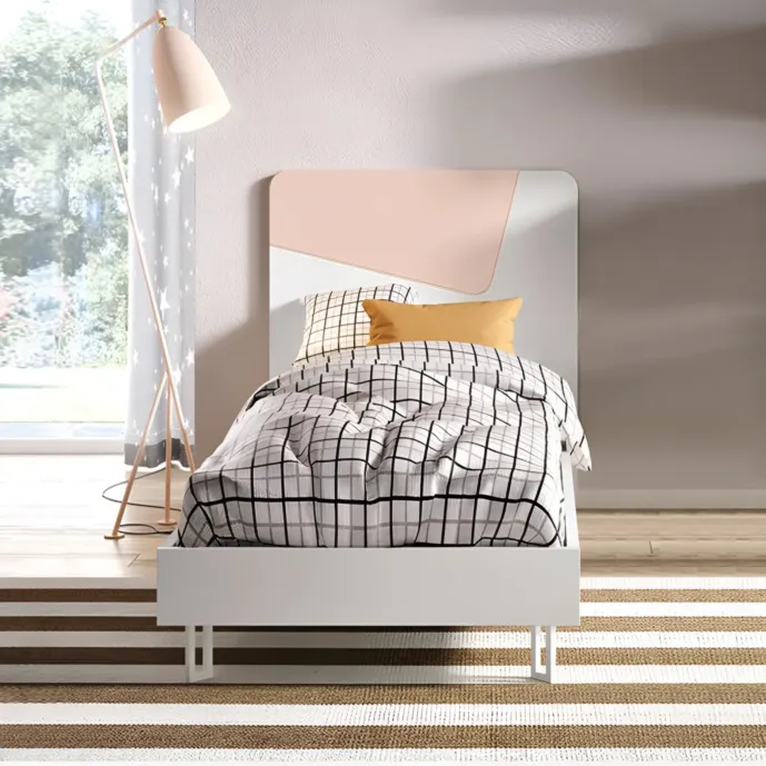 letto singolo rosa antico