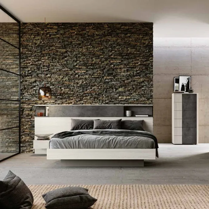 letto contenitore ardesia