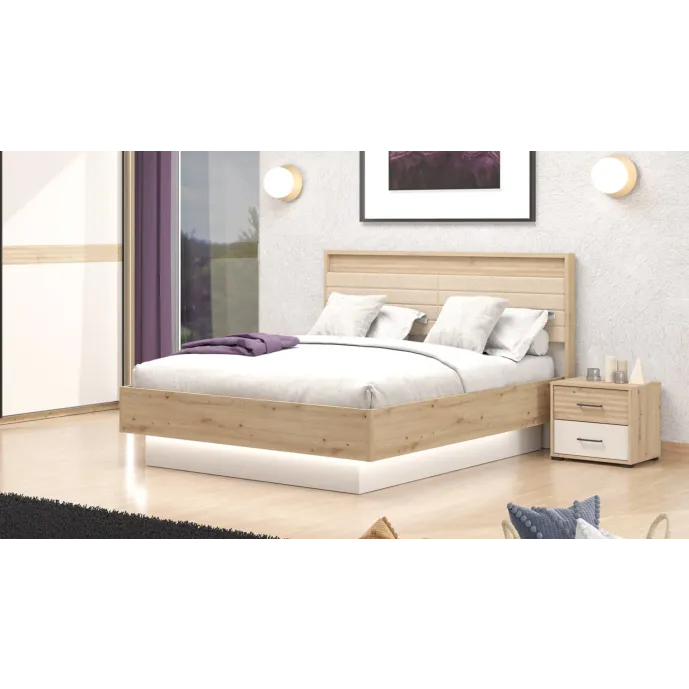 letto testata beige