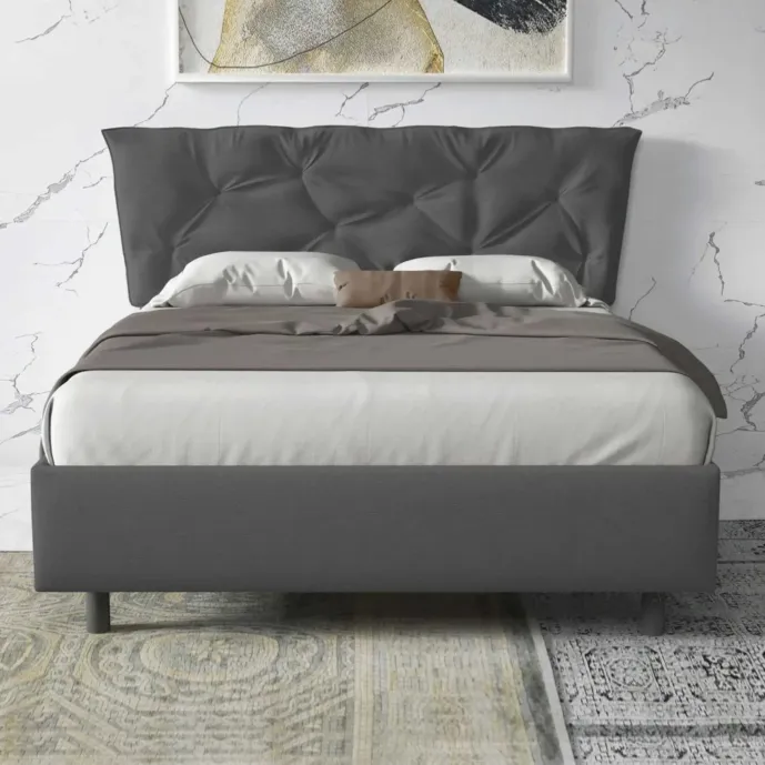 letto contenitore colore fumo 