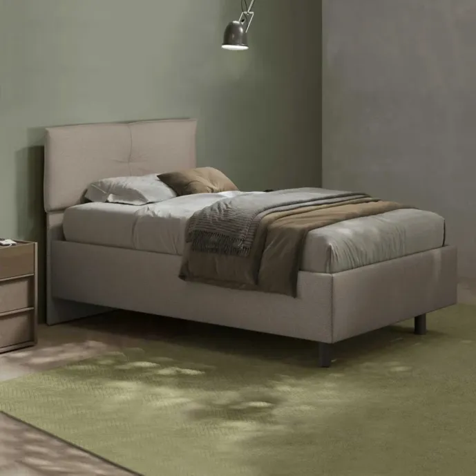 letto piazza e mezza tessuto