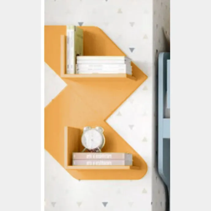 libreria sospesa arancio