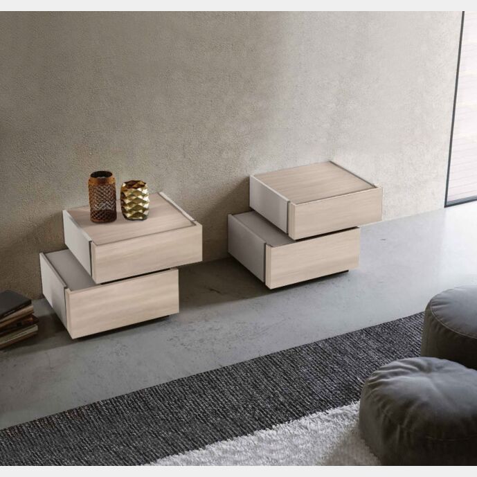 comodini olmo sfalsati