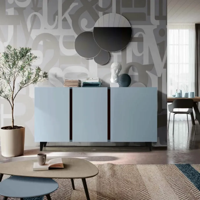 madia azzurra 3 ante