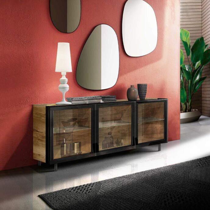 madia moderna fumè Made in Italy in offerta