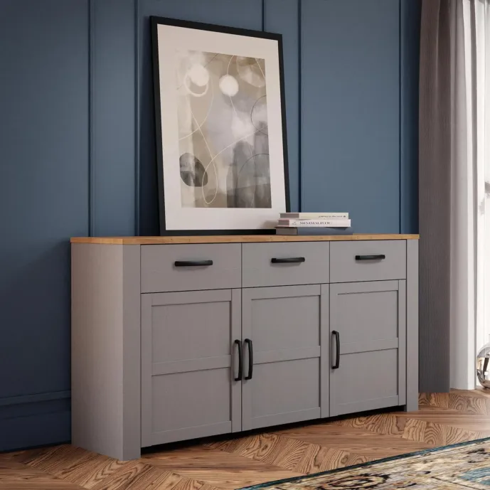 offerta madia rovere grigio