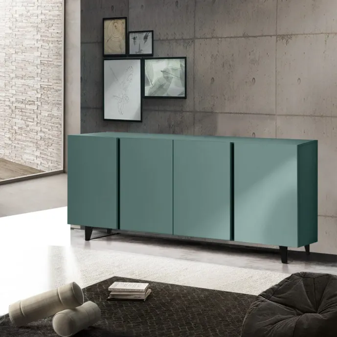 credenza moderna verde