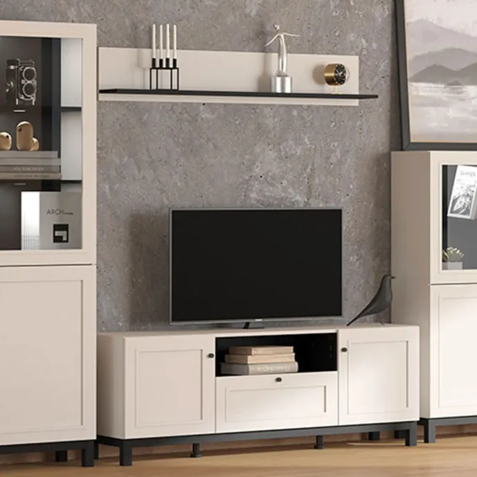 mensola economica nera e cashmere