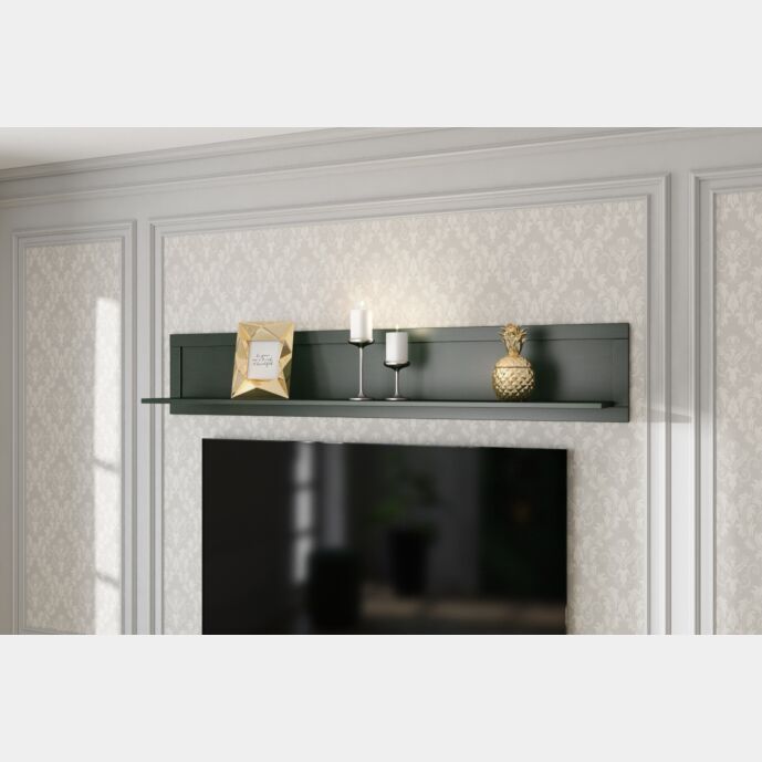 Mensola finitura verde scuro