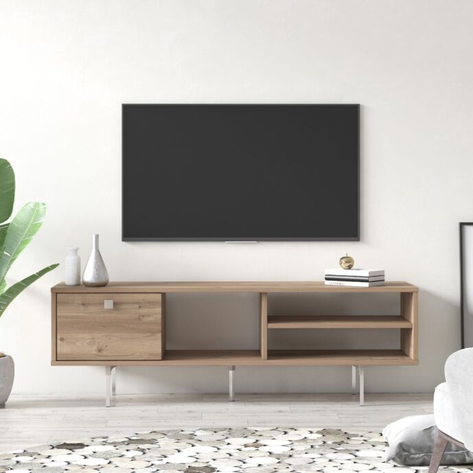 Mobile Tv Ankara rovere, una ribalta e un ripiano