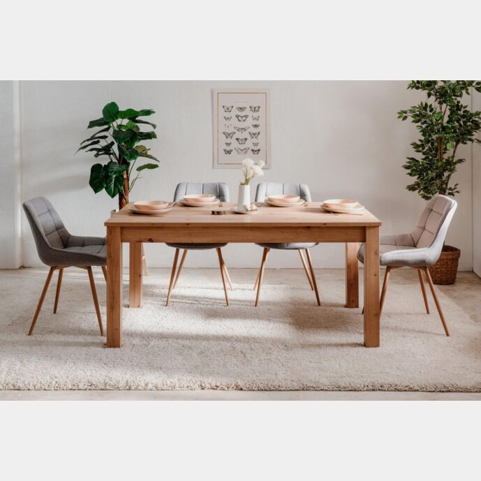 Funzionale Tavolo allungabile moderno finitura quercia