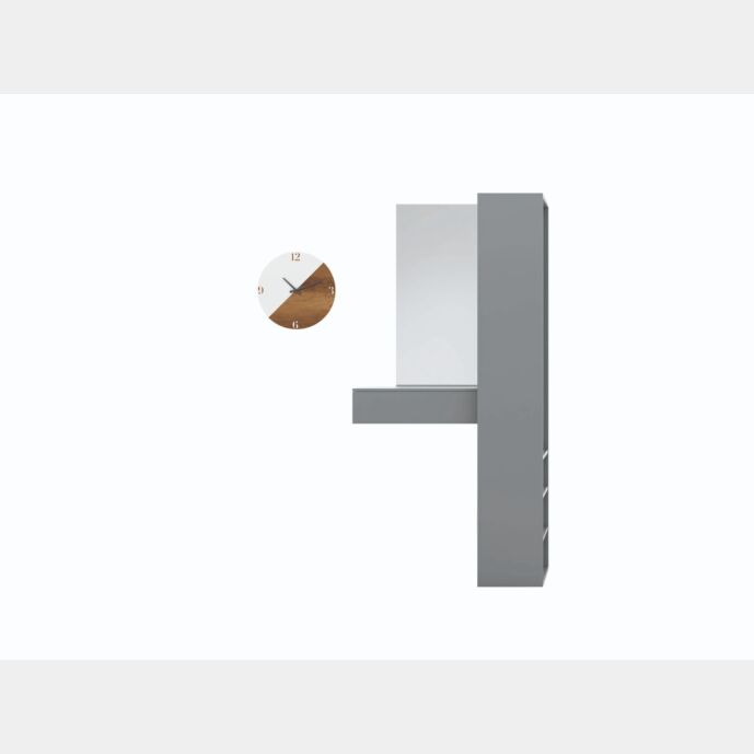 Ingresso minimal finitura laccato opaco carta da zucchero