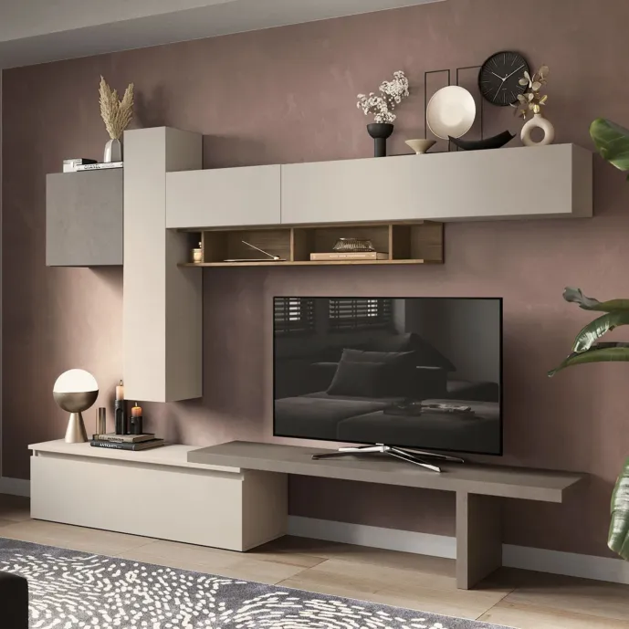 parete con mensolone