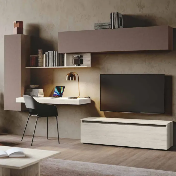 zona studio con pensili