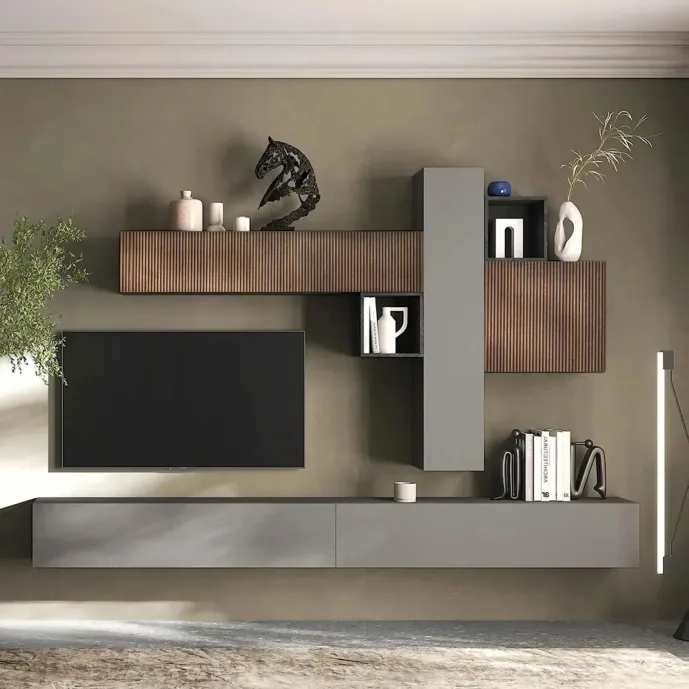 parete grigia e mercure