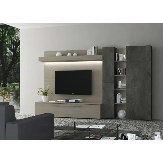 parete con mensolone