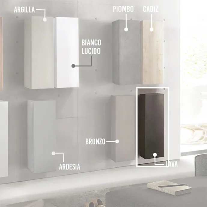 pensile verticale lava