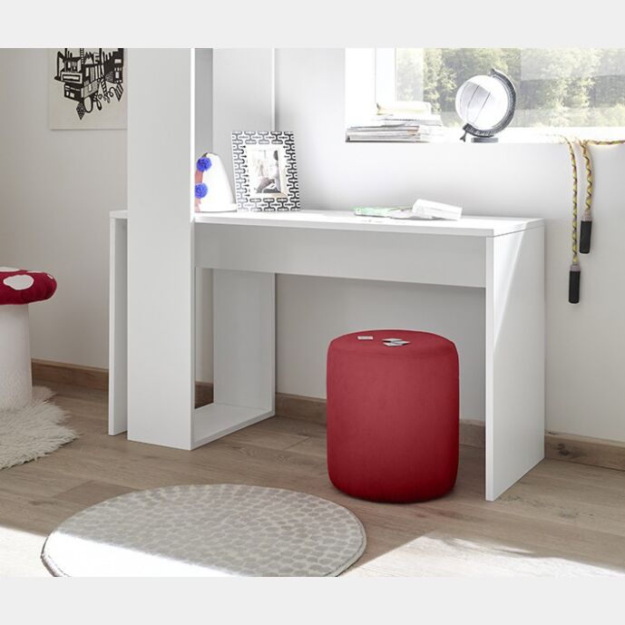 Scrivania bianco opaco L.138