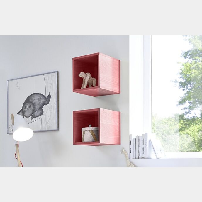 Vano a giorno appeso color Rosso