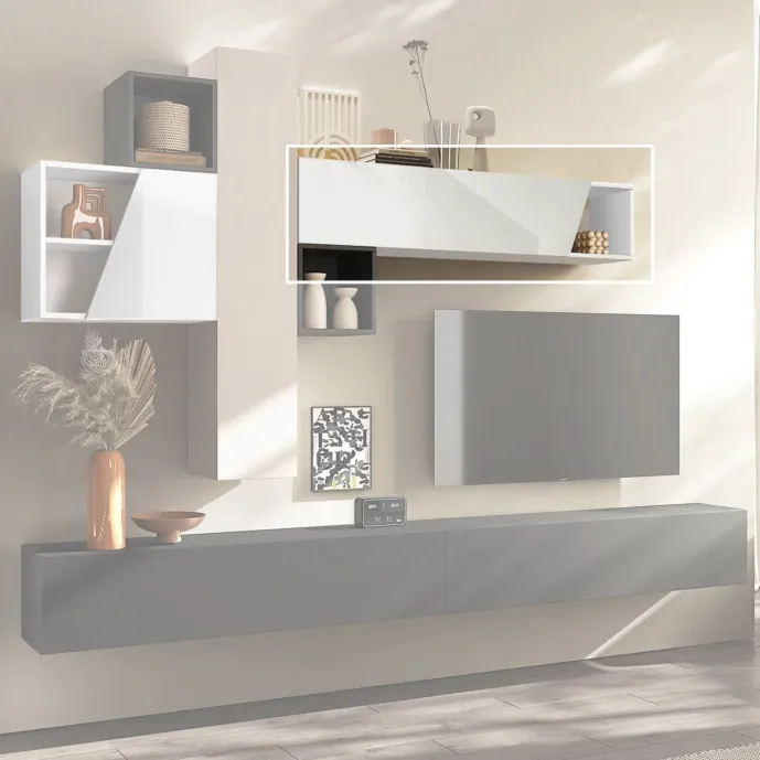 pensile orizzontale anta inclinata