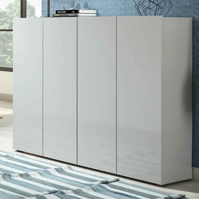 Scarpiera multiuso 4 ante Made in Italy