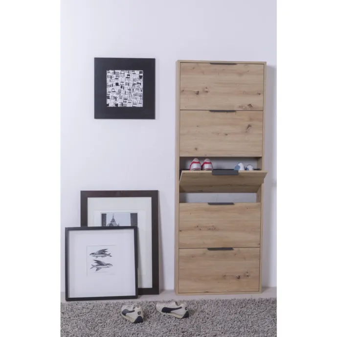 scarpiera 5 ribalte rovere