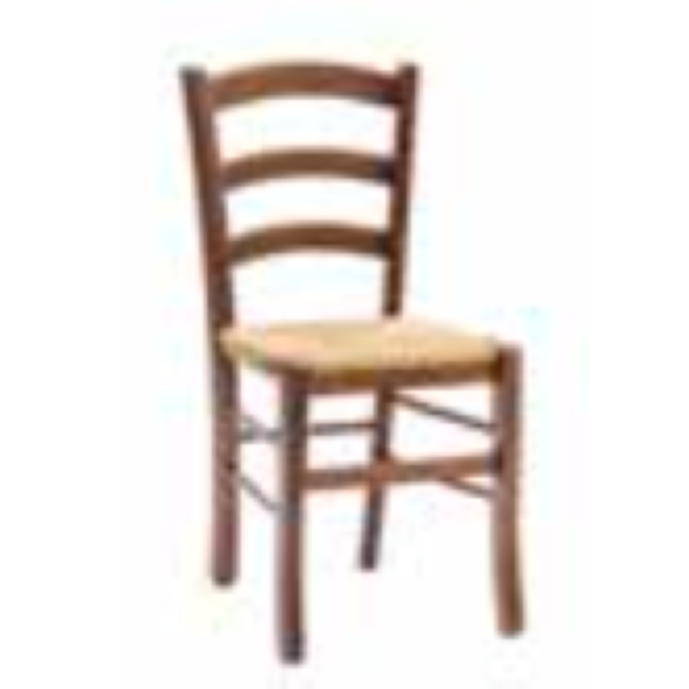 Sedia Paesana Venezia noce con fondino in paglia