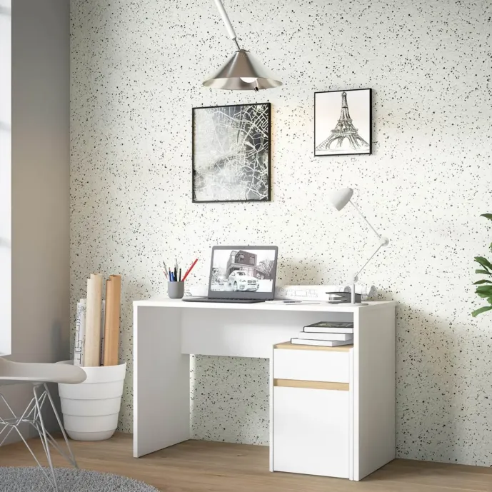 scrivania bianca scontata