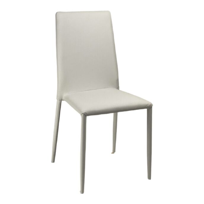 Sedia moderna perfetta per la zona giorno, rivestita in PU