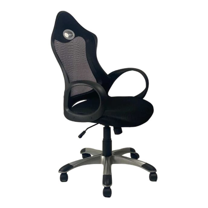 Poltrona da ufficio direzionale, in tessuto colore Nero