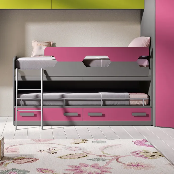 letto multifunzionale cranberry