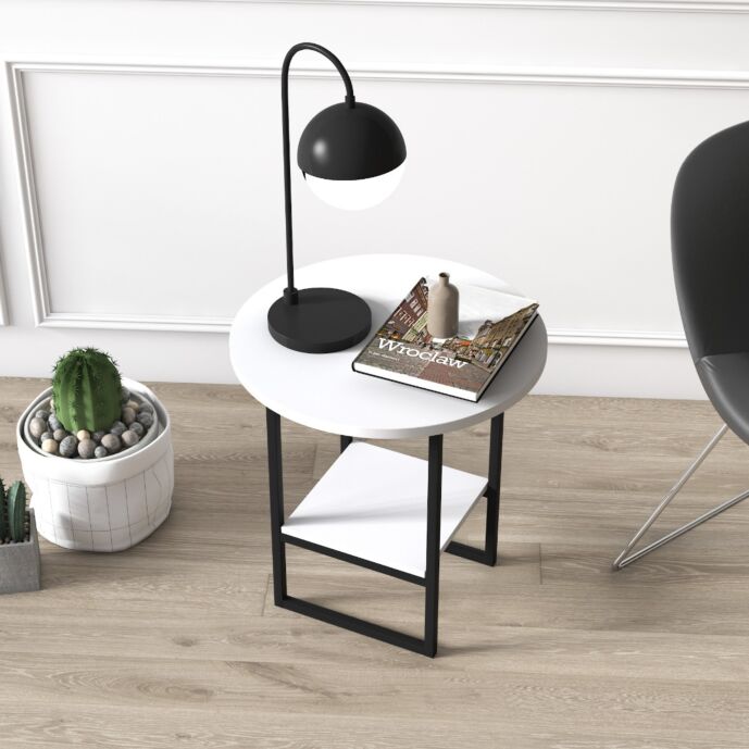 Tavolino soggiorno Ankara bianco