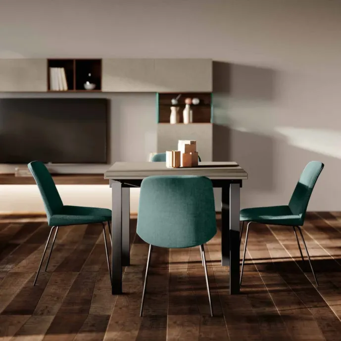 tavolo quadrato argilla