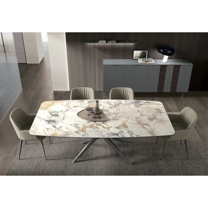 Tavolo Mikado Tomasella, 220x100, Gres Etoile Symphonie