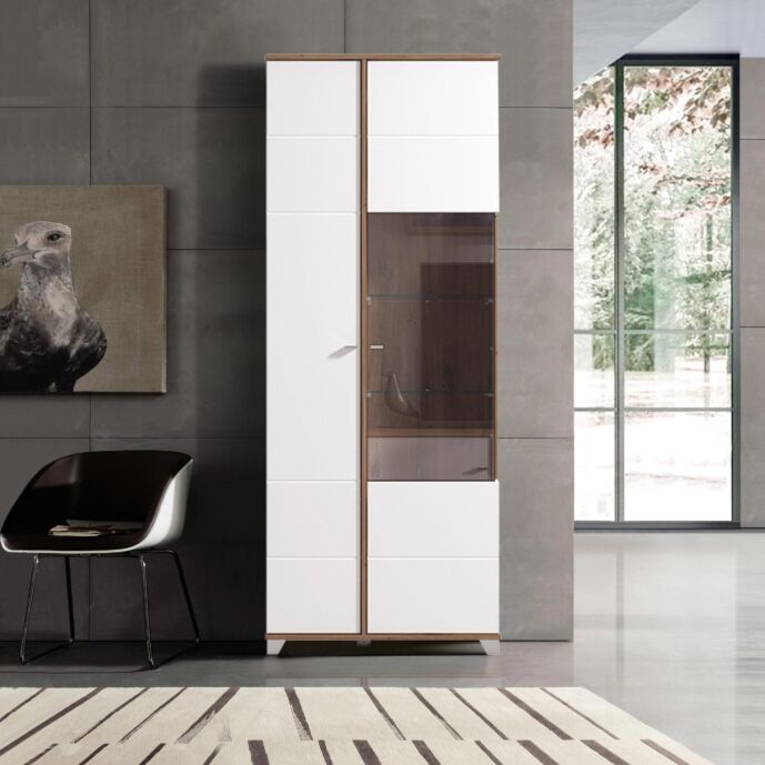 Vetrina bianca moderna alta