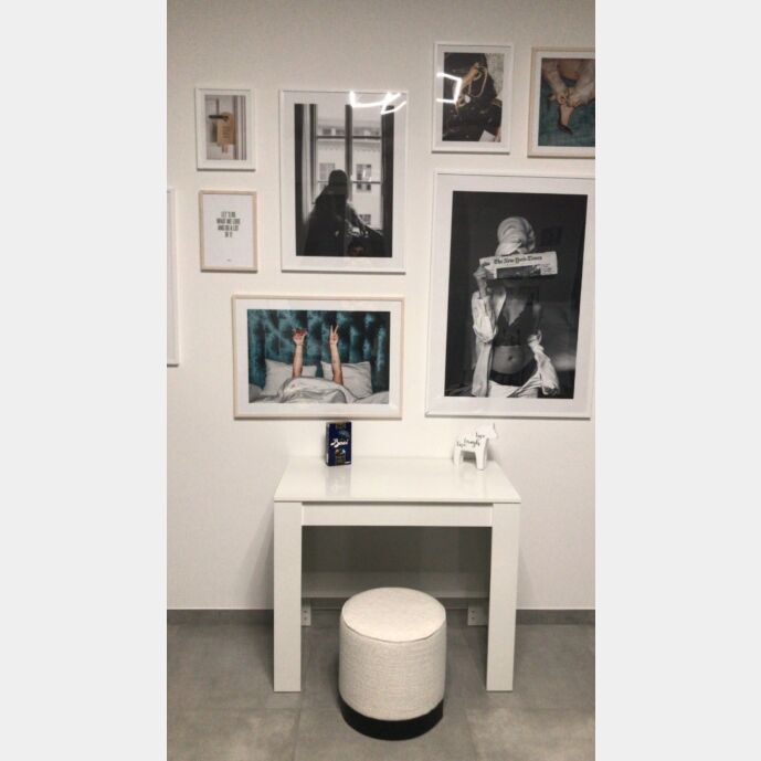 Conveniente Tavolo consolle allungabile bianco