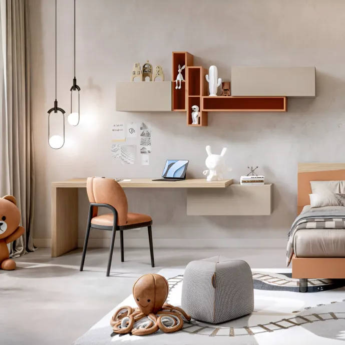 zona studio con pensili