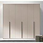 Armadio 6 ante battenti cachemire, design moderno