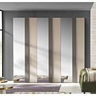 Armadio 6 ante battenti, in finitura Cachemire