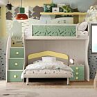 letto castello economico verde