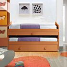 letto salvaspazio arancione