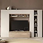 parete attrezzata con colonne