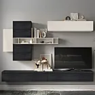 pareti nere in legno