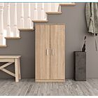 Scarpiera bassa 2 ante, finitura Rovere canadian