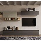 Parete attrezzata Argilla, Cadiz e Lava