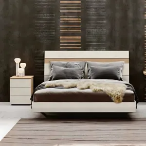 letto spatolato bianco